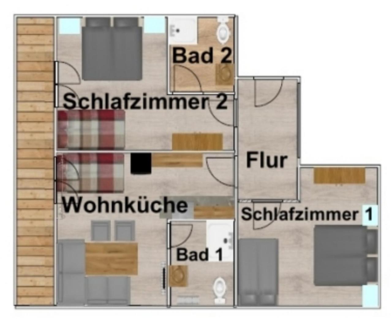 Hotel Gletschermuehle フラタッハ 部屋 写真